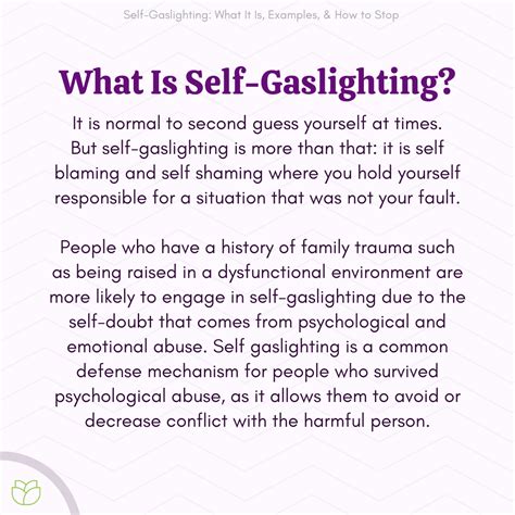 What Is Self Gaslighting?