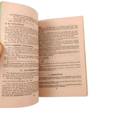 SOE Sabotage Instruction Booklet – JM-Militaria