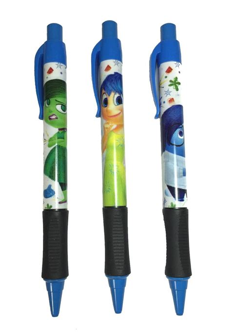 Buy Disney Inside Out Joy Disgust Sadness Grip Pen(3 count) Online at ...