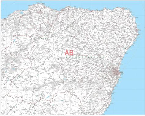 Image result for AB Postcode Map