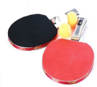 KK Konex TABLE TENNIS RACKET 2 SET WITH 3 BALLS AND 1 CARRYING CASE ...