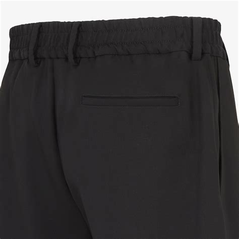 Bermudas Algodón Negro | Fendi