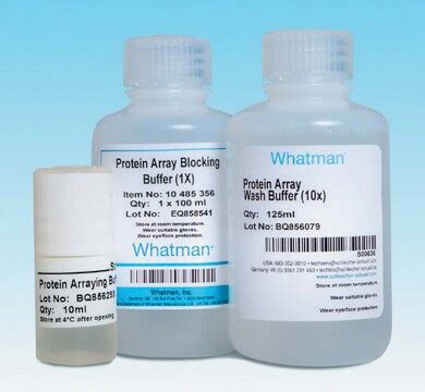 Protein array buffers and reagents Protein Array Wash Buffer (10x) 125 ...
