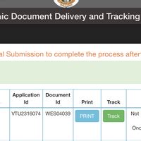 Visvesvaraya Technological University — EDDTS application process
