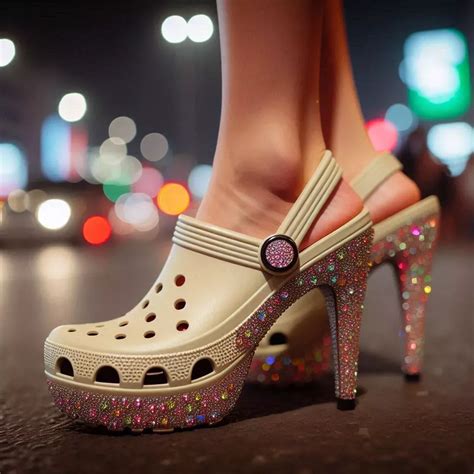 Creative Designs - Trending Art Works | Crocs style, High heel crocs, Heels