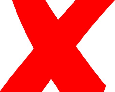 Red X On Transparent Background - No matter what background your photo ...