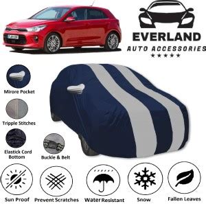 EverLand Car Cover For Kia Rio (With Mirror Pockets) Price in India ...
