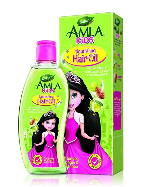 Dabur Amla Kids Nourishing Hair Oil |No Paraben & No Paraffin - 200 ml ...