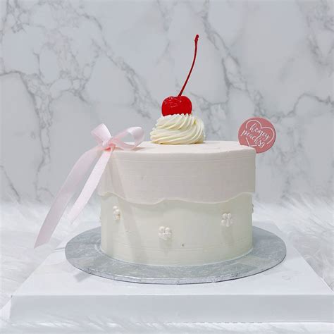 Cute Cherry Pink Cake