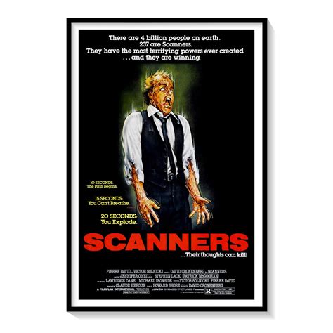 Scanners Old Movie Poster: Buy Movie Posters Online – Dessine Art