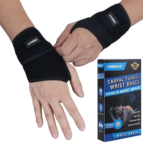 Buy Breathable Sport Wrist Brace, Adjustable Wrist Compression Wrap for Sprains, Wrist ...