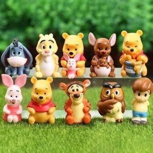 Raregets Cute Winnie The Pooh Animal Figure Play Set, Cartoon Toys for ...