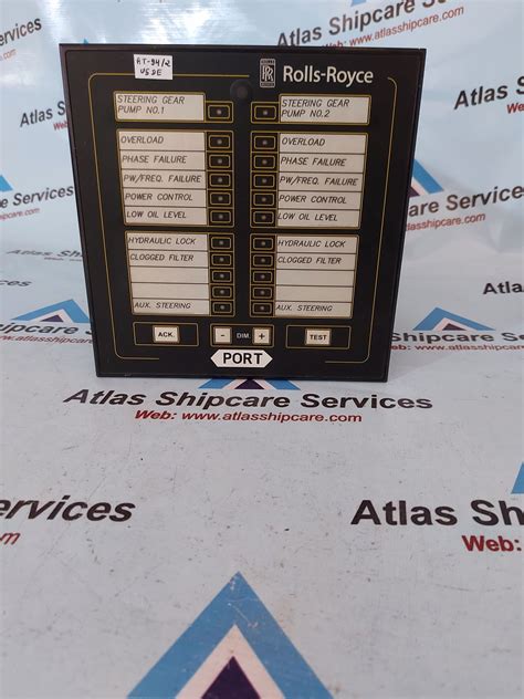 Rolls-Royce W-1802-00-01 Marine Marine Steering Gear – Atlas Shipcare ...