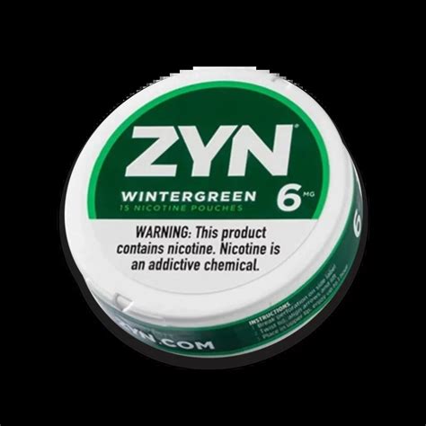Wintergreen Zyn 6mg – Nicotine Pouch Canada