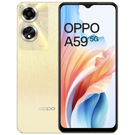 Oppo A59 5G (Silk Gold, 4GB RAM, 128GB Storage) | 5000 mAh Battery with ...
