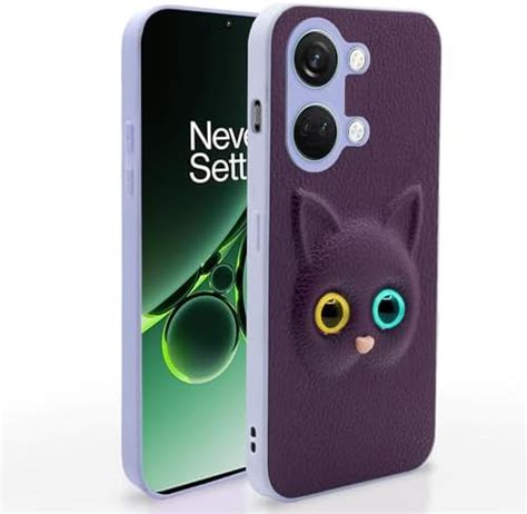 Pikkme OnePlus Nord 3 5G Back Cover for Girls | Cute Cat Leather Finish ...