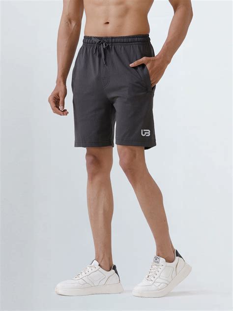 Men's Combed Cotton Shorts Dark Grey – Unibro