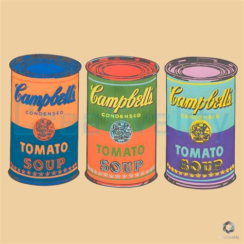 Campbells Soup Cans Pop Art Classic PNG Download - CreativeLify