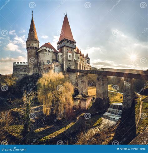 Corvin Castle from Hunedoara, Romania, 14th Century Editorial ...