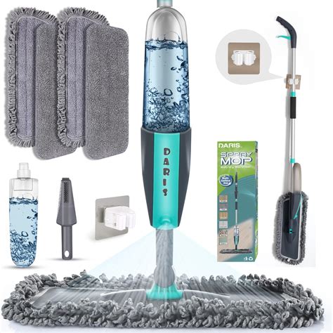 Amazon.com: Double Bottle Spray Mop Series - Enspoway Dust Floor Mop ...