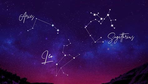 Download Zodiac_ Constellations_ Aries_ Leo_ Sagittarius Wallpaper ...
