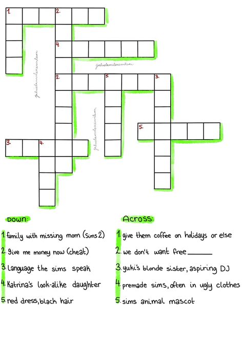 Puzzle 2. Upon popular request, I made a crossword, please read my ...