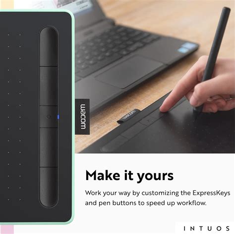 Buy Wacom Intuos Small Bluetooth Graphics Drawing Tablet - Pistachio ...