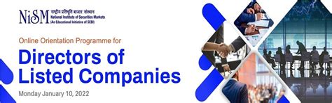 Online Orientation Programme for Directors of Listed Companies ...