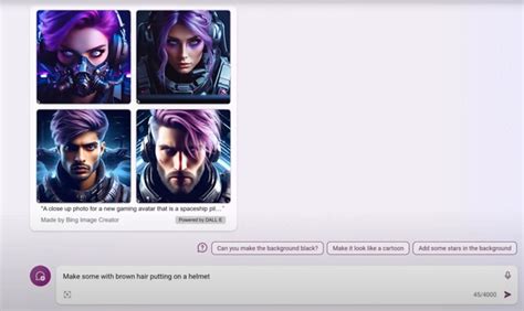 Dalle 3 Bing Image Creator 的图像结果