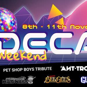 Decades 70s vs 80s weekend., Marlborough Rd, EX34 8PF Ilfracombe ...