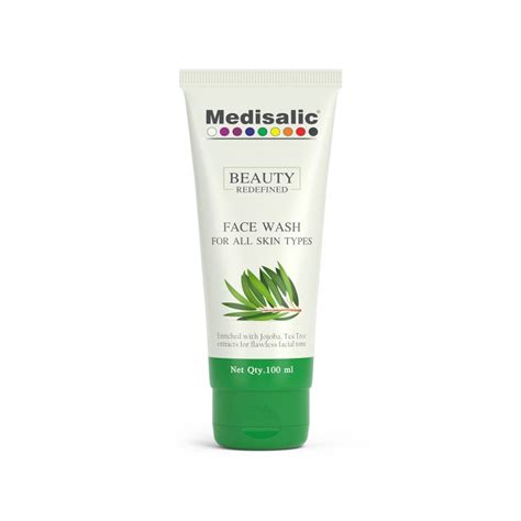 Medisalic Face Wash – Enriched with Jojoba and Tea Tree Extracts-For A ...