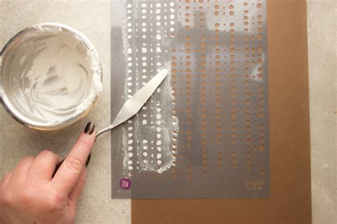 Image result for Using Modeling Paste for Stencils