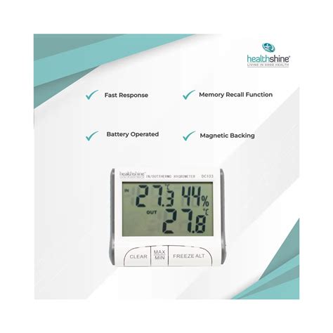 Healthshine Fridge Thermometer Multistem - Cureka - Online Health Care ...