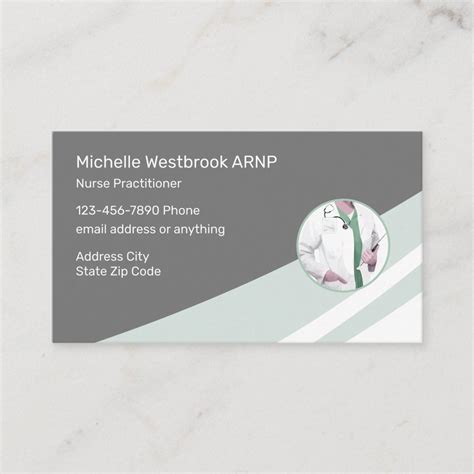 Medical Nurse Practitioner Professionally Designed Business Card | Zazzle