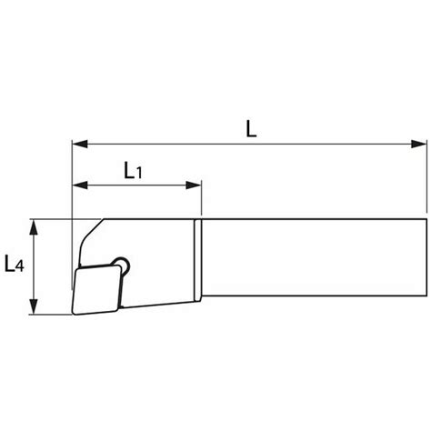 Eco clamping toolholder SCLCL 95°, for indexable inserts CC.., left ...