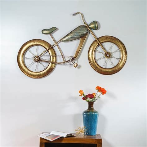 Buy VEDAS Metal Stylish Bike Wall Art from Vedas at just INR 12499.0