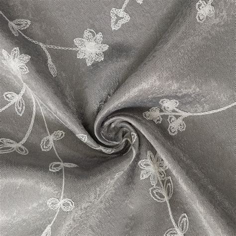 95-in Silver Room Darkening Grommet Single Curtain Panel JOY03-95-SL at ...