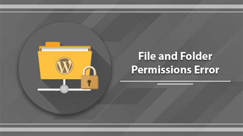 File Permission Errors 的图像结果