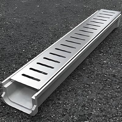 Valdoza Resin Base Outdoor Channel Drain Kit, High India | Ubuy