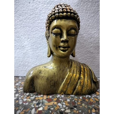 Resin Buddha Bust Sculpture (Height- 22cm) – AONA INDIA