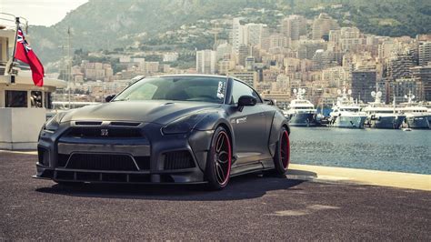 1920x1080 Resolution nissan, gt-r, black 1080P Laptop Full HD Wallpaper ...