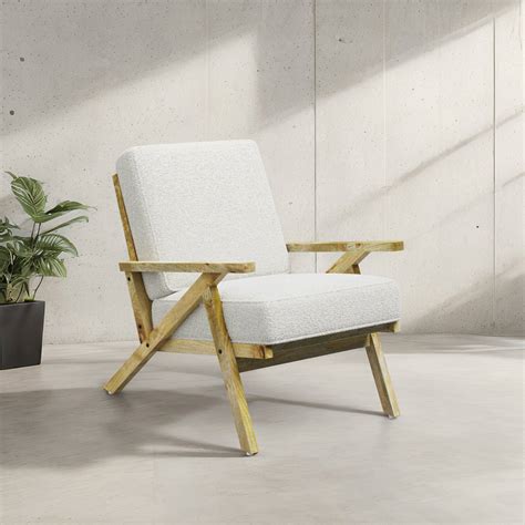 Erne Bouclé Accent Chair | Crafts Mill Bespoke Furniture