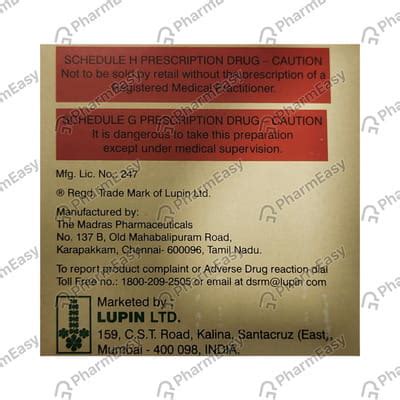 Gluconorm G1 Forte Strip Of 10 Tablets: Uses, Side Effects, Price ...