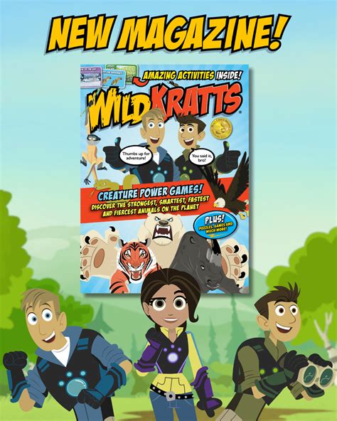 New Wild Kratts "Creature Power Games" Magazine Out Now! - Wild Kratts