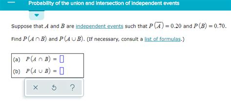 Image result for A Intersection B Formula Probability