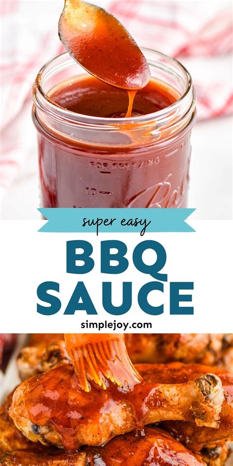 BBQ Sauce Recipe (Simple & Easy!) in 2023 | Bbq sauce homemade easy ...