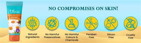 Olivia Sunscreen Spf 40 With Uva, Uvb Protection | Sunscreen Spf 40 For ...