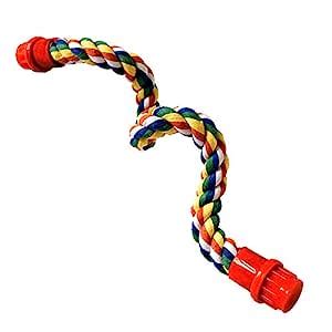 N//A Comfy Bird Rope Perch Large Parrot Macaw Parakeet Toy Both Ends ...