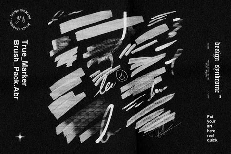 Download True Marker Photoshop Brushes