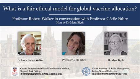 What is a fair ethical model for global vaccine allocation? - Oxford ...